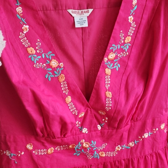 Guess Pink Embroidered dress - Picture 2 of 8